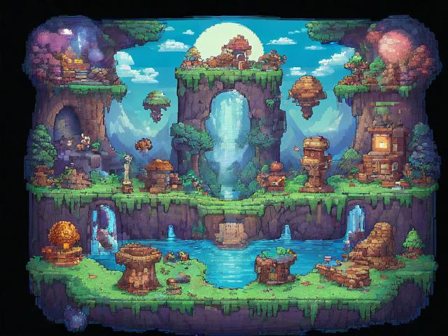 Pixel Quest: The Enchanted Tiles